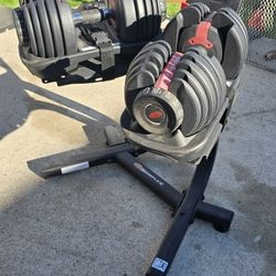 Bowflex SelectTech 552 Dumbbells W/ Stand