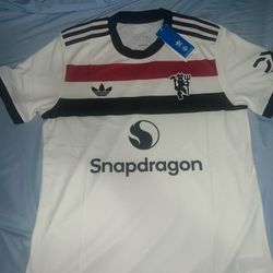 Manchester United Authentic Player Version Jersey Size Large