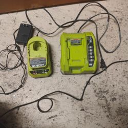 2 RYOBI Chargers