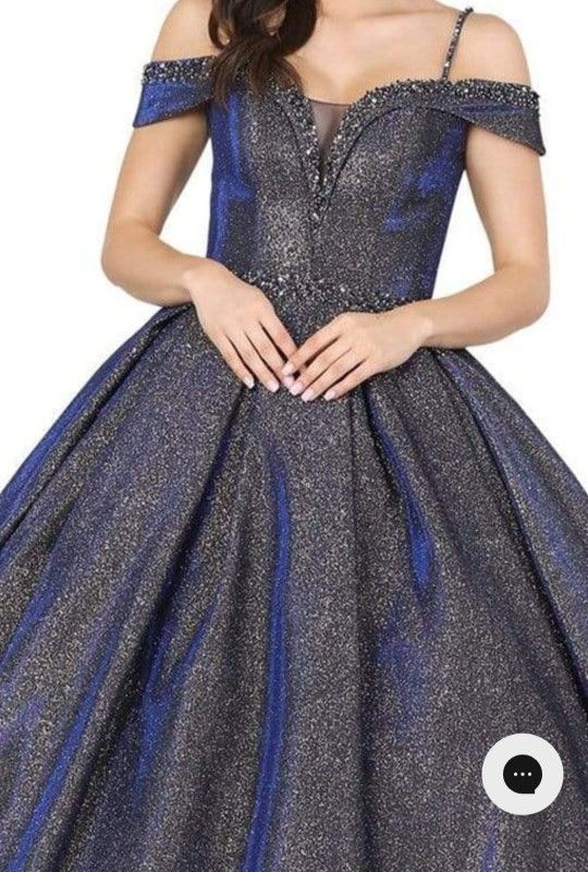 Quinceanera Dress Blue