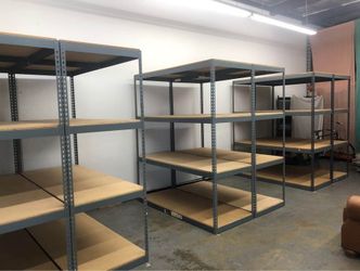 Garage Shelving 4 Tier 72 in W x 24 in D Storage Racks Stronger Than Homedepot Lowes And Costco Delivery Available