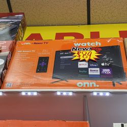Onn. Roku Tv 24" Display Smart HD Tv