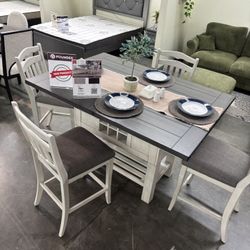 Counter Height Dining Table Set