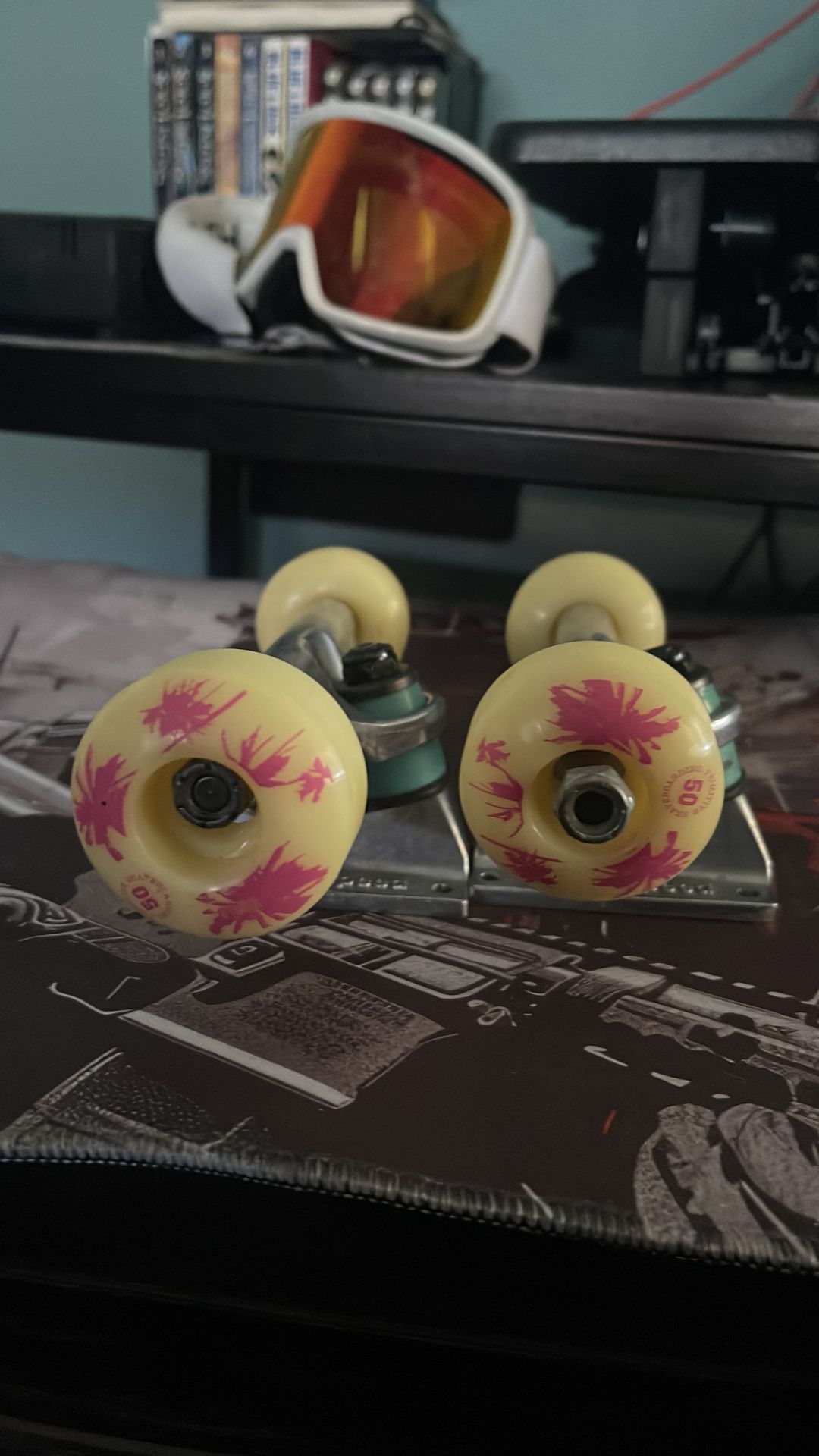 Skateboard Trucks and wheels