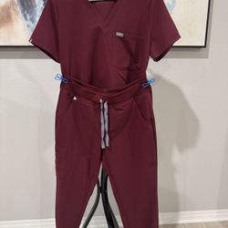 Figs Scrubs Top & Bottom Set