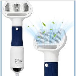 3-in-1 Dog Hair Dryer with Slicker Brush