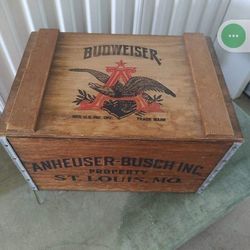 Vintage Budweiser Crate