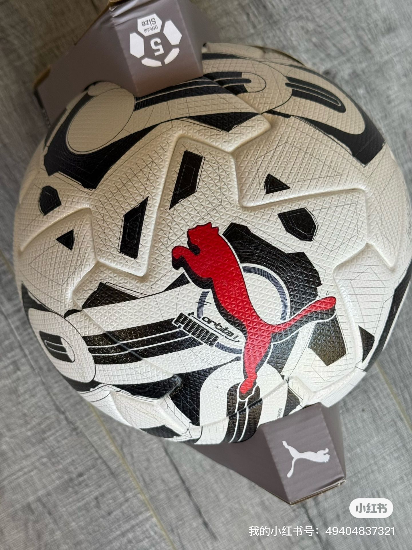 Size 5 White/Black/Red Puma Orbita 1 TB FIFA Quality Pro Soccer Ball 083774-03