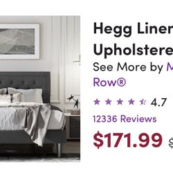 Hegg Linen Tufted Upholstered