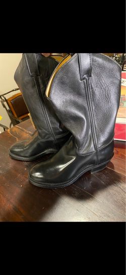 - Justin boots ladies 8 B black leather new