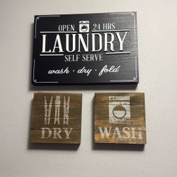 Wall Laundry Decor 