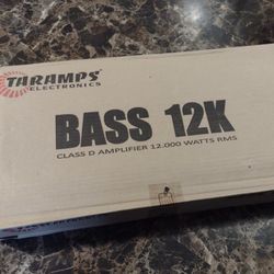 New Taramps BASS12K 12000w RMS High Power Amplifier  $1000 Each  