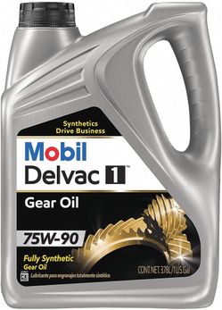 Mobil Synthetic, SAE Grade : 75W-90, 1 gal. Jug 122035-1Gal