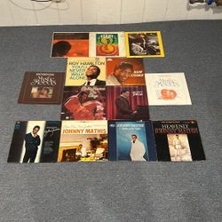 Vintage Vinyl Records Lot (13)- Hair Musical, Johnny Mathis, Scott Joplin Etc
