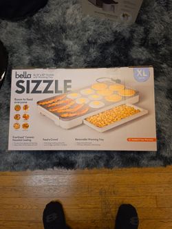 Bella XL Griddle with Warming Tray
