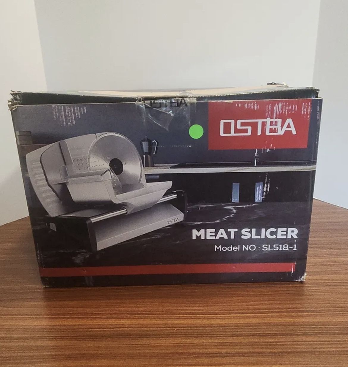 OSTBA Meat Slicer Electric Deli Slicer Machine 7.5" Blade SL518 SL518-1