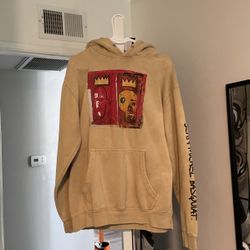 John Michael Basquut Hoodie Yellow , Tan Color 