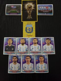 Panini World Cup Qatar 2022 Argentina Stickers Champions