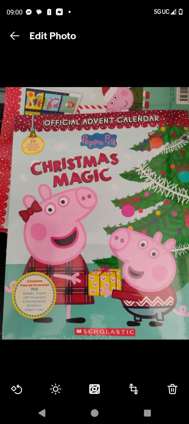 Peppa Pig Official Avid Christmas Magic Calendar