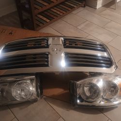 Headlight Assembly Dodge Ram Y El Grill 