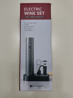Abridor electrico de vinos