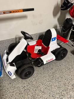 Toddler electric go-kart car—hardly used!