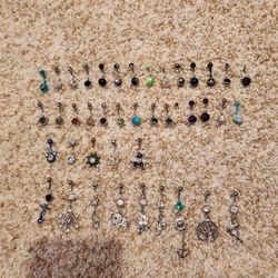 Real Sterling Silver Belly Piercings