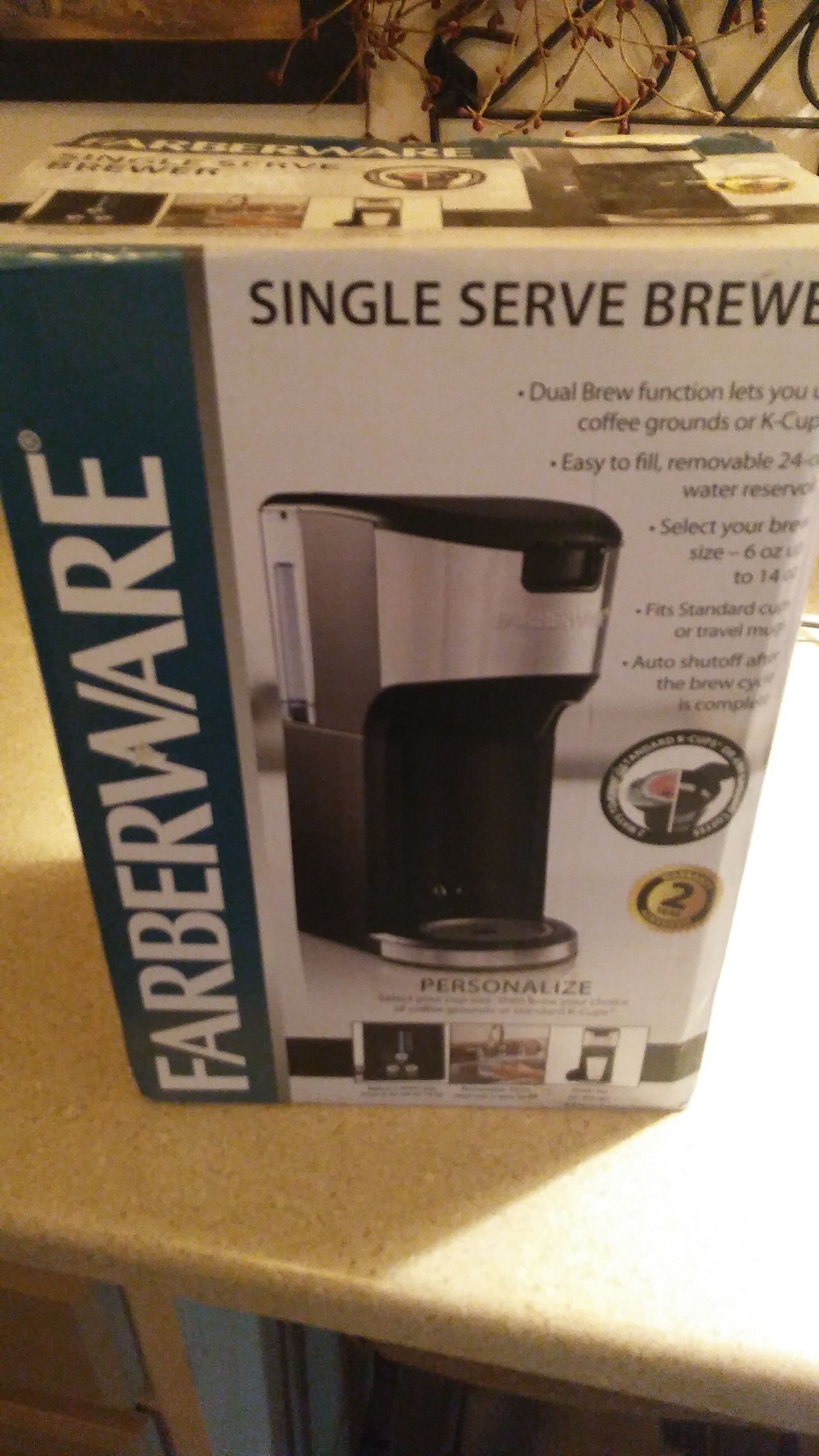 Farberware single serve coffee maker in box for Sale in Columbus, OH -  OfferUp