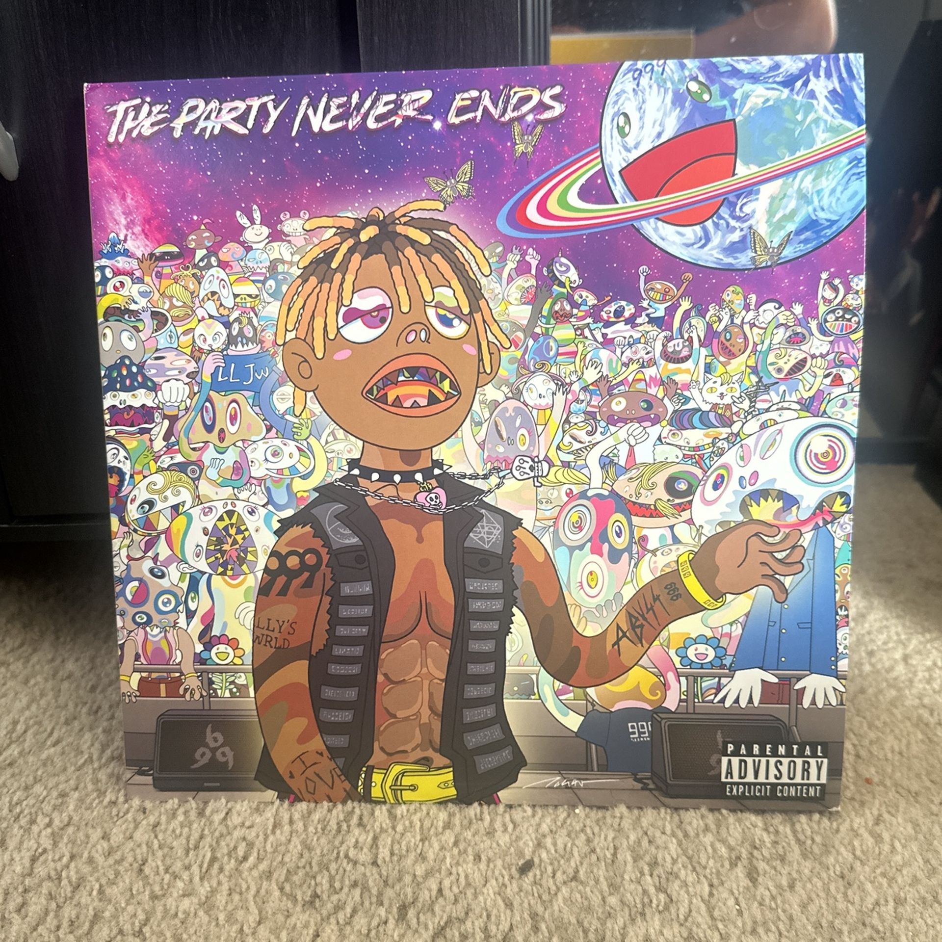 Juice WRLD The Party Never Ends Blue Disc Vinyl