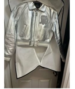 women’s silver avirex