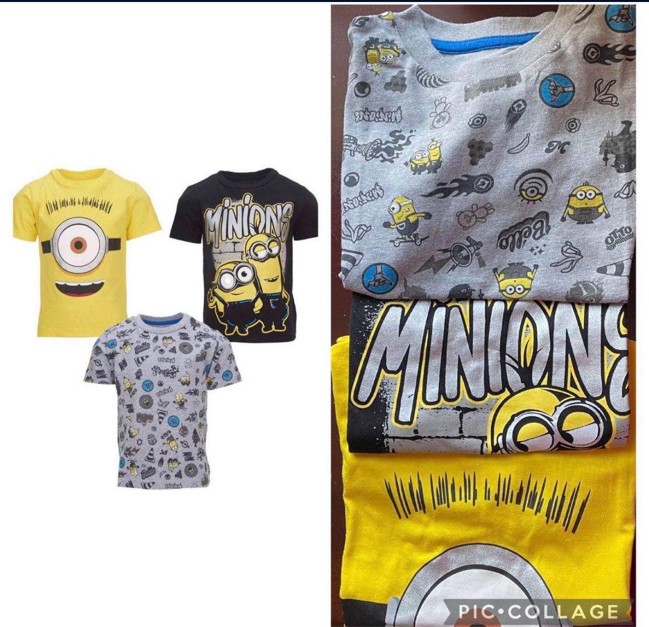 Brand new Despicable Me 3 Pack Graphic T-Shirt 4T  (cash & pick up only)