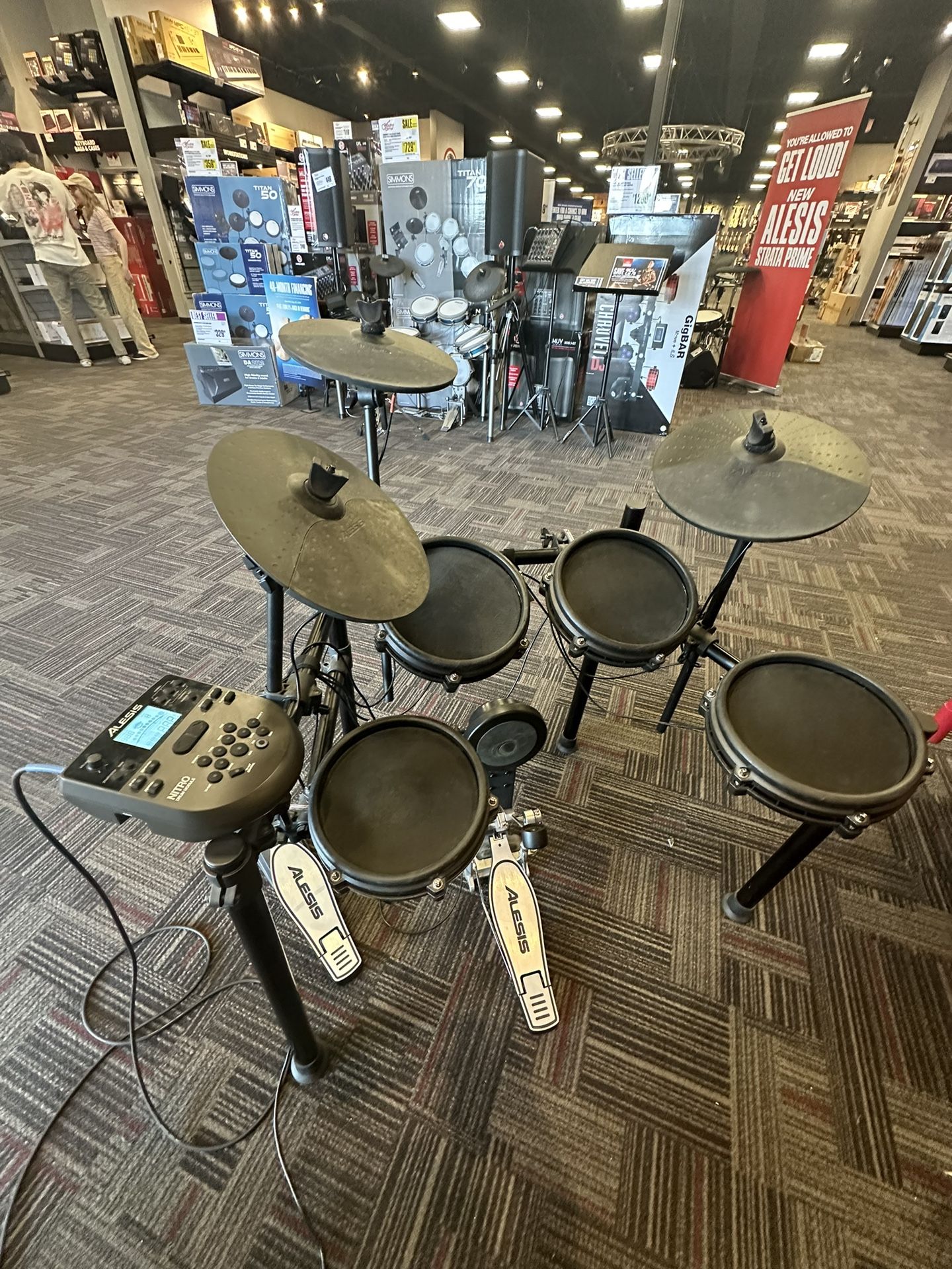 Alesis Nitro Mesh Electronic Drum Set (read description)