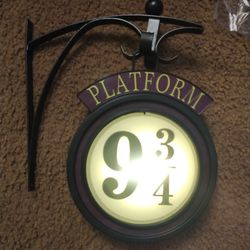 Harry Potter Platform Sign