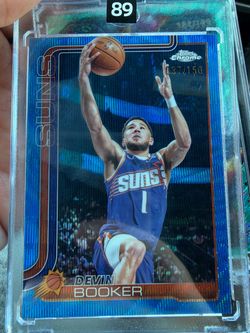 Devin Booker Topps Chrome Blue Refractor /150