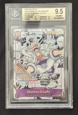 One Piece TCG Monkey D. Luffy Manga Alt Art OP05-119 Rare Collector Card