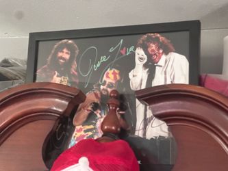 Signed wwe winged eagle  belt