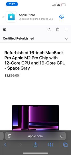 MacBook Pro M2 Extremely Fast Processor 1 TB Hard drive 32 GB RAM