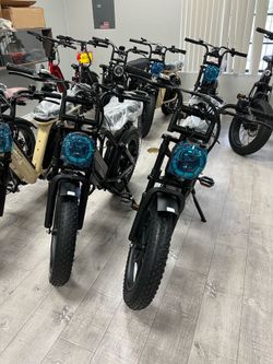 Brand New, Assembled and Ready to Go Moped Styled E-bikes ($750 each)