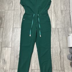 FIGS cargo scrub jumpsuit