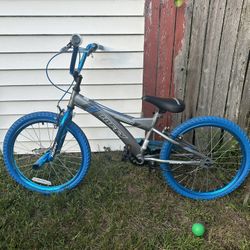 Kids Blue Bike With Pegs