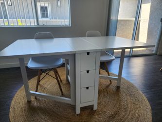 IKEA Norden White Table w/ 4 chairs
