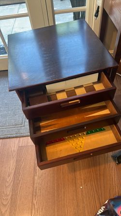 Crate and barrel game table