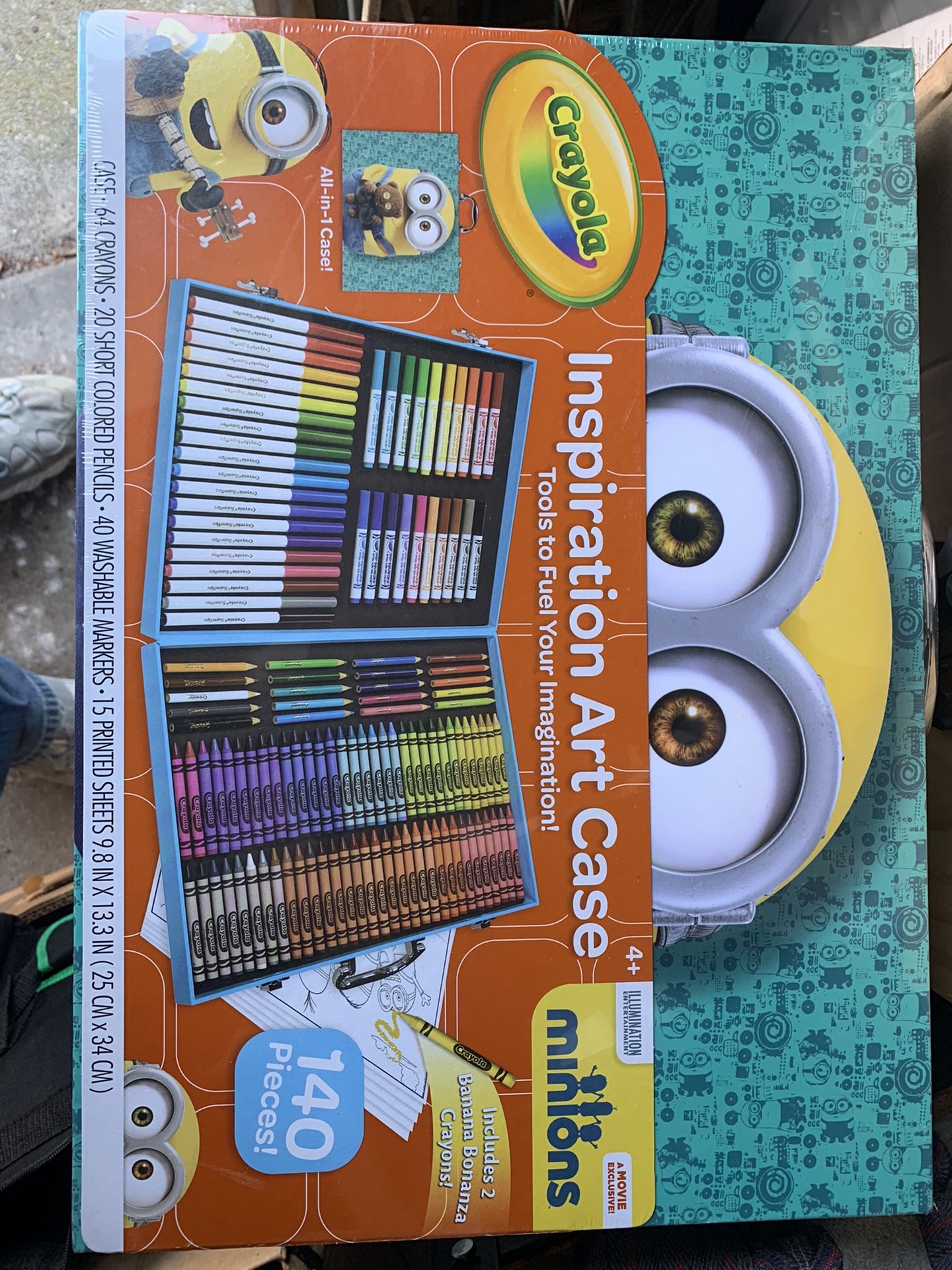 Minions Crayons Art Kit Inspirational And Art Case