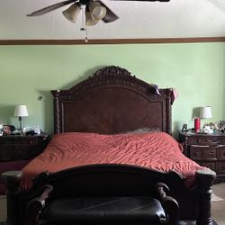 Marble Topped King Bedset 