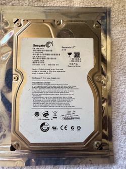 Seagate Barracuda LP 2TB 3.5” SATA Desktop Hard Drive ST(contact info removed)2AS