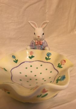 Easter Gift - Bunny Ceramic Bowl