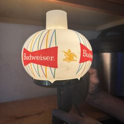 Vintage Budweiser Globe Lamp