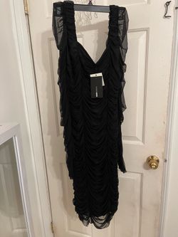 XL black dress new