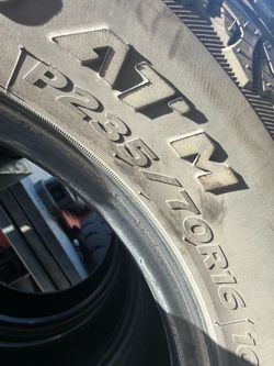 235/70/16 (2 Tires) $60.00/ Both