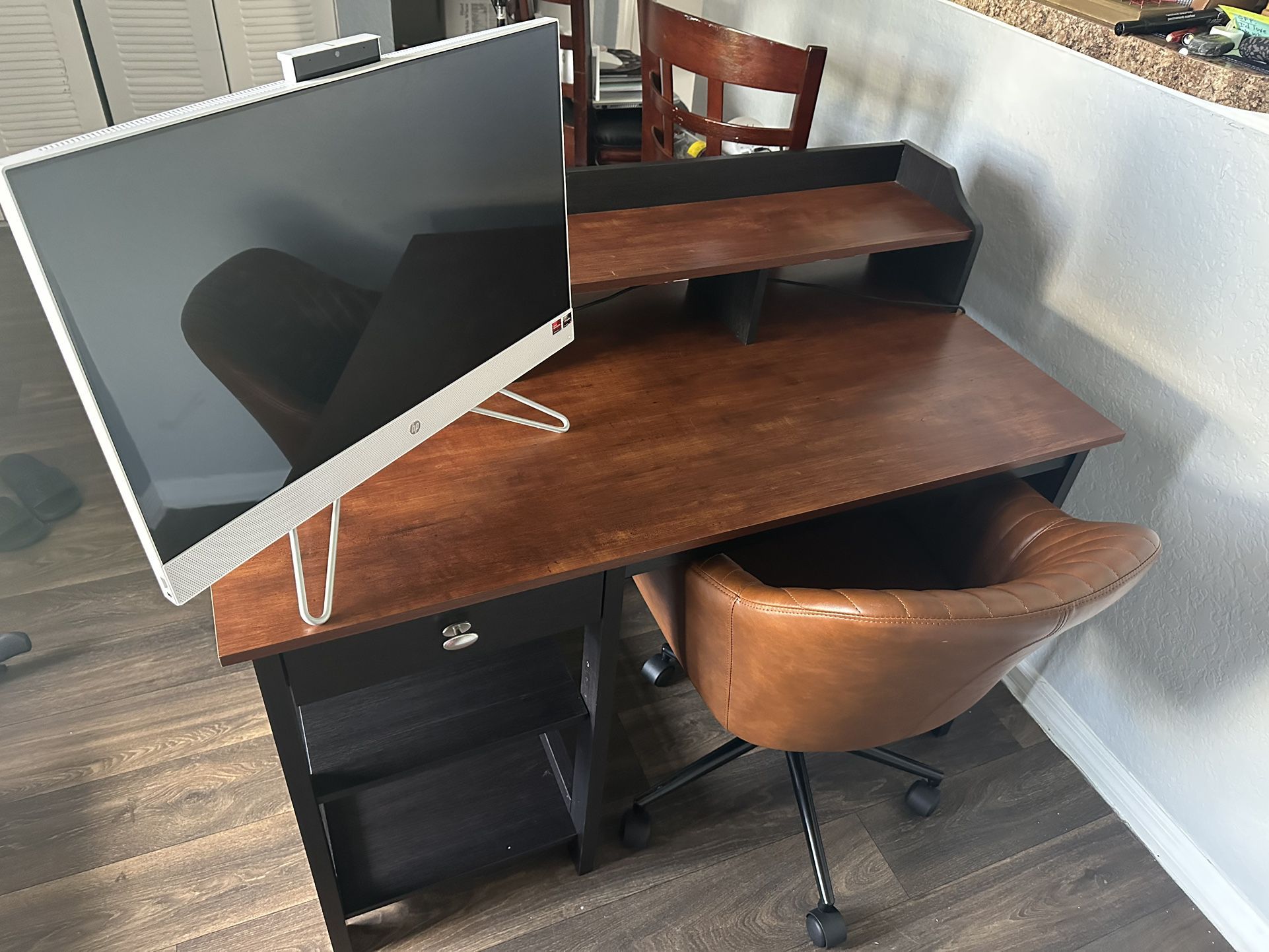 Wood Office Desk - Weekend Special 